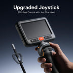 DEPSTECH 5" IPS Screen Articulating Borescope, Endoscope Camera with Light