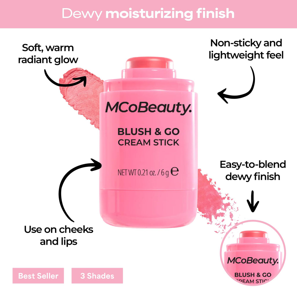 Blush & Go Cream Stick - Hot Pink