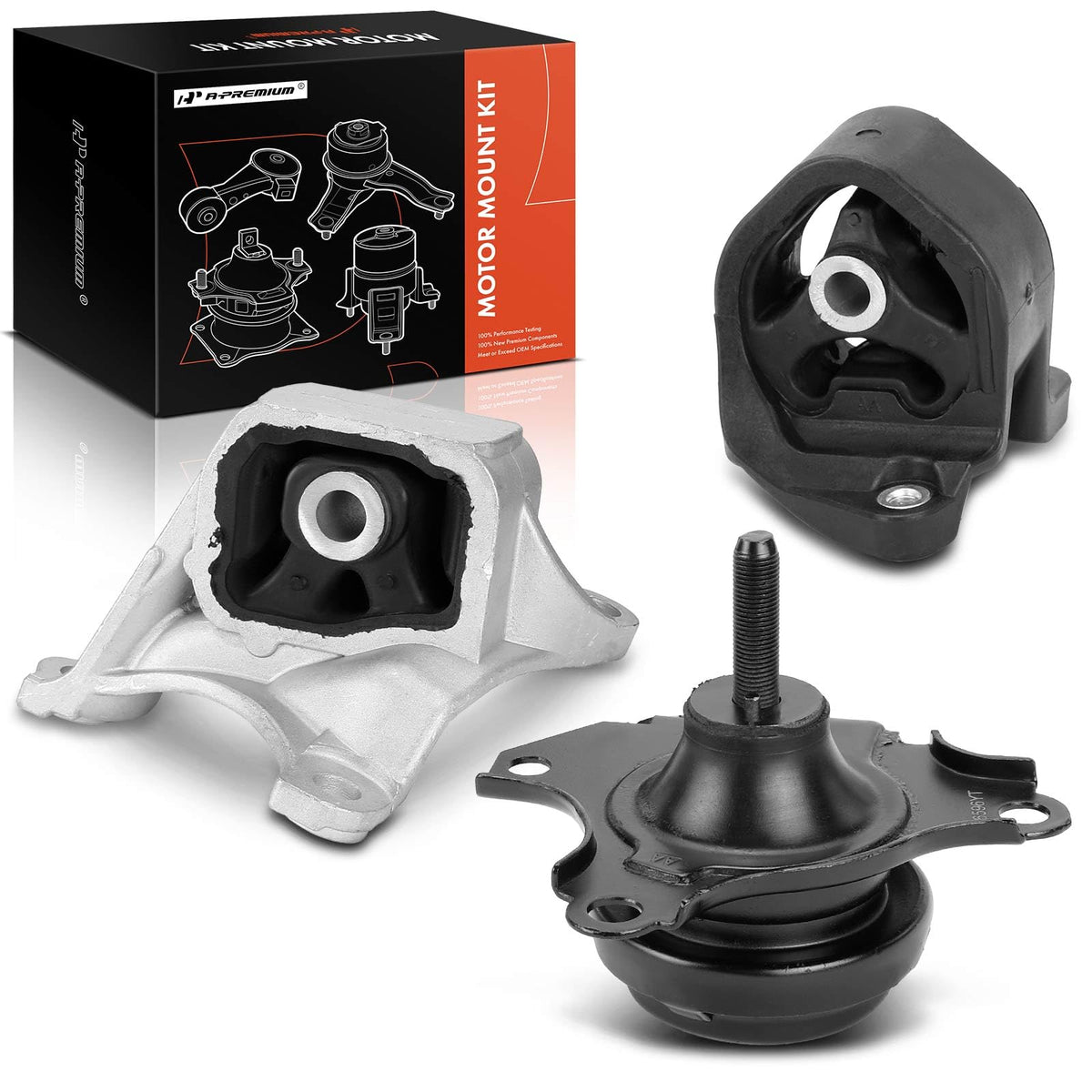 A-Premium Engine Motor Mount Kit Compatible with Honda CR-V CRV 2002-2006