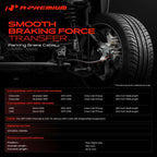 A-Premium Rear Passenger Parking Brake Cable Assembly