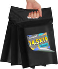 Poly Mailers 14.5x19 Inch, 50 Pack, Black Self-Seal Handle Bags