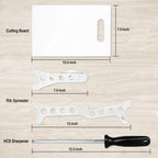 Hunting Field Dressing Kit | 10 Piece Portable Butcher Game Processing Set with Storage Case