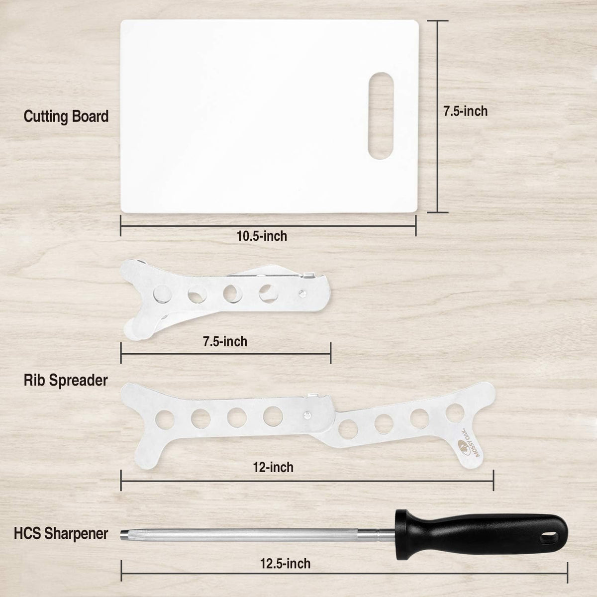 Hunting Field Dressing Kit | 10 Piece Portable Butcher Game Processing Set with Storage Case