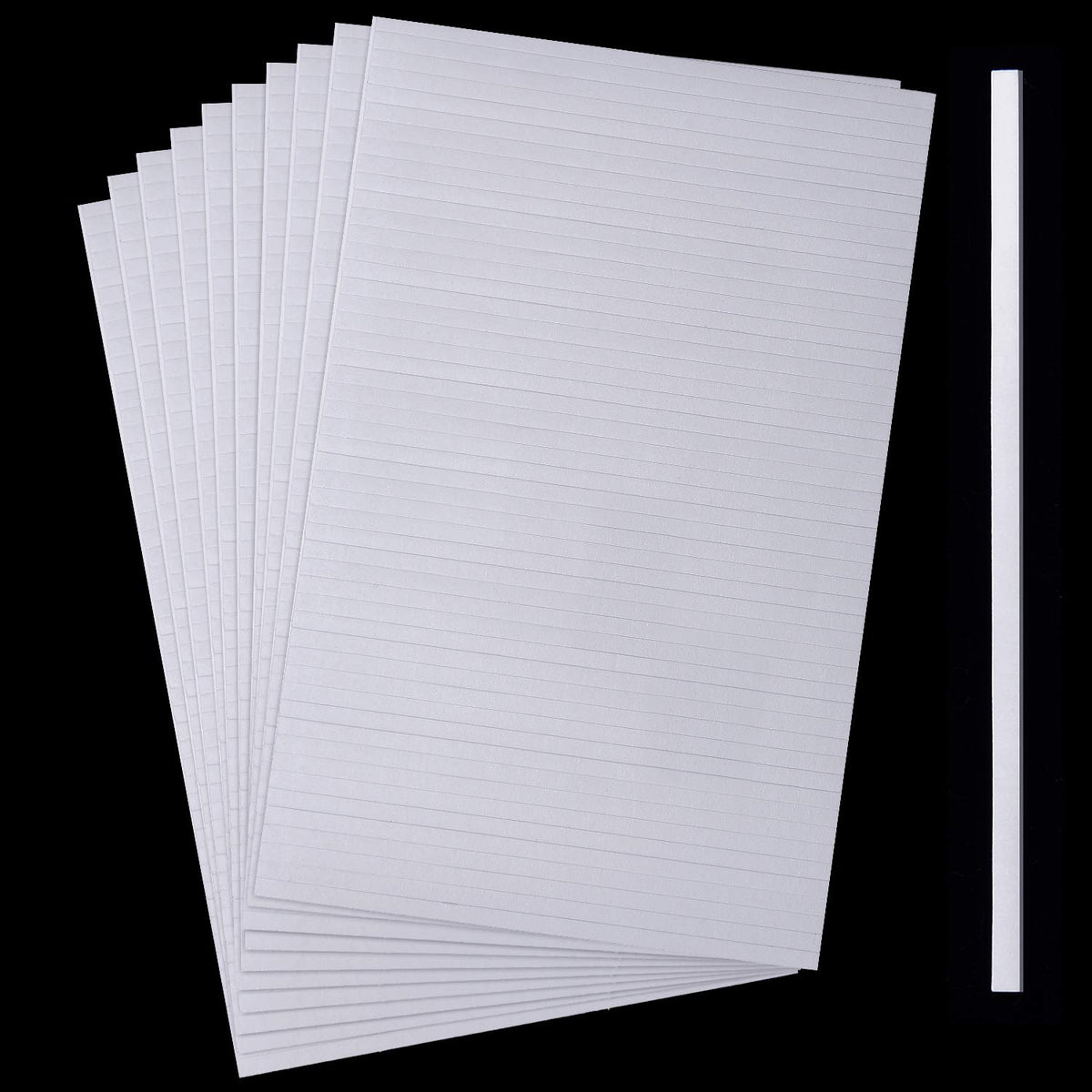 500 Pcs Foam Strips Adhesive Double Sided Foam Sticky Strips 5.9 ''
