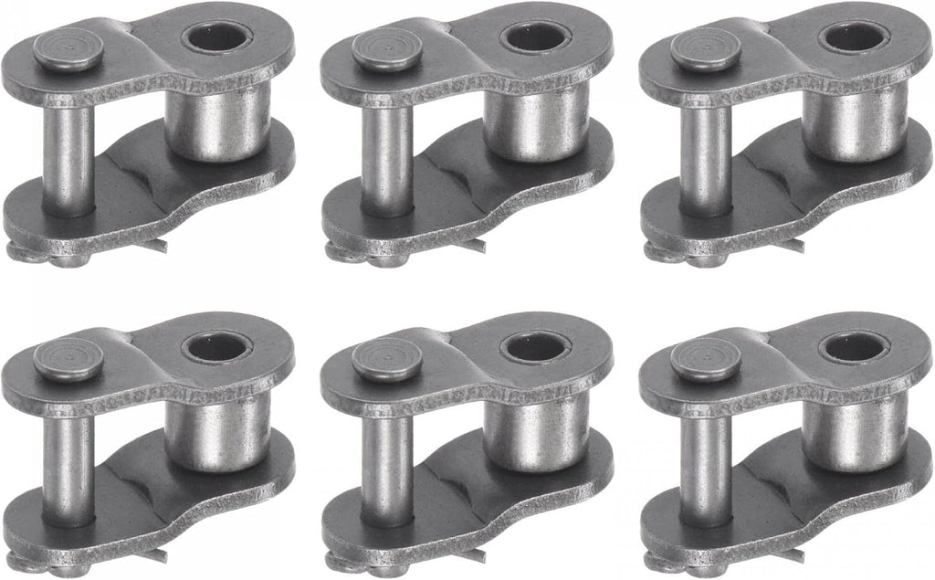 uxcell 6Pcs #50 Chain Offset Half Link Roller, 5/8" Pitch Carbon Steel