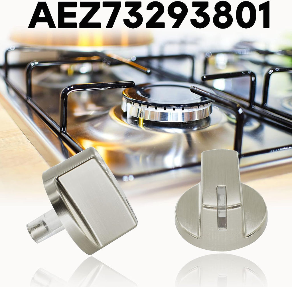 5 Pack Replacement Burner Control Knob Assembly, AEZ73293801