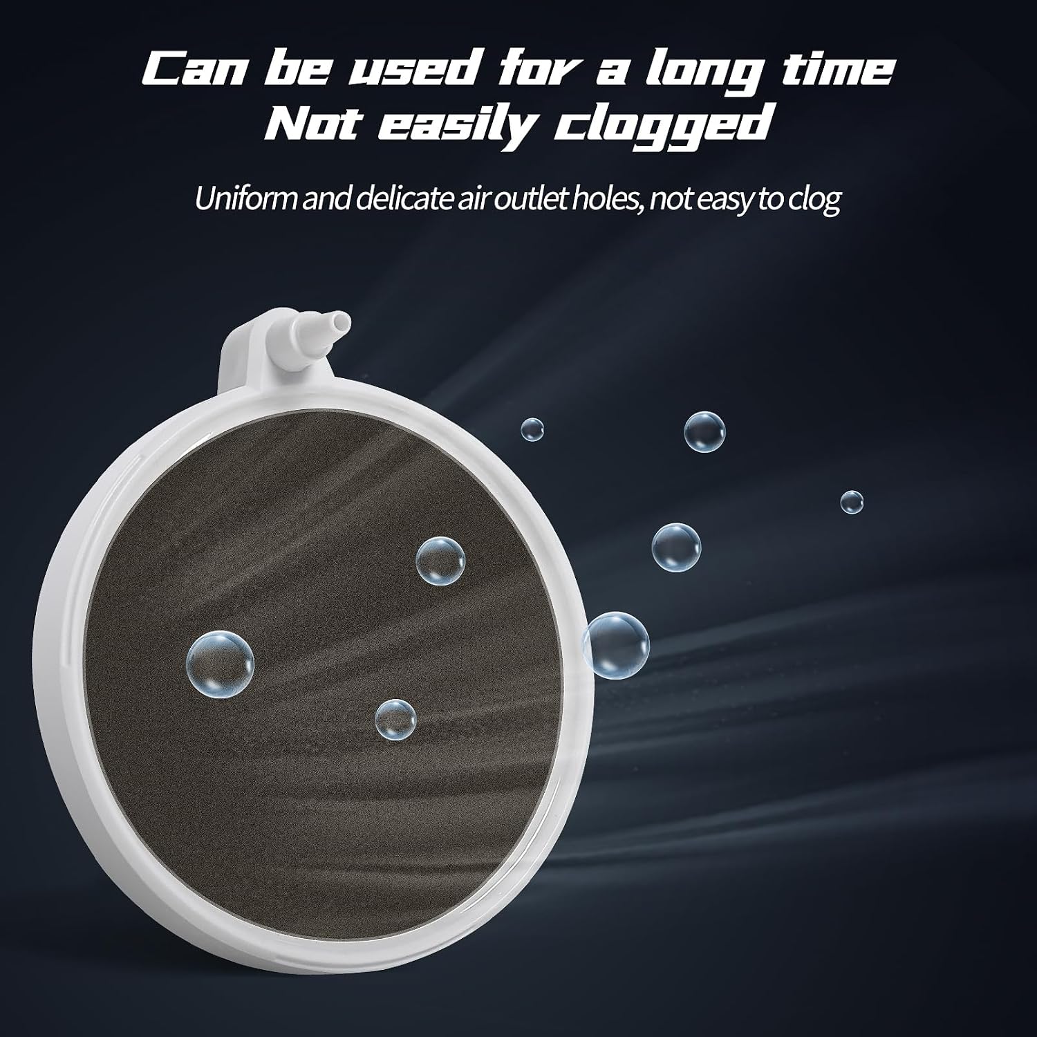 Nano Aquarium Air Stones, Fish Tank Oxygen Aerator (35-100Gal) | 4Inch, Comes with Air Tube, Control Valve and Check