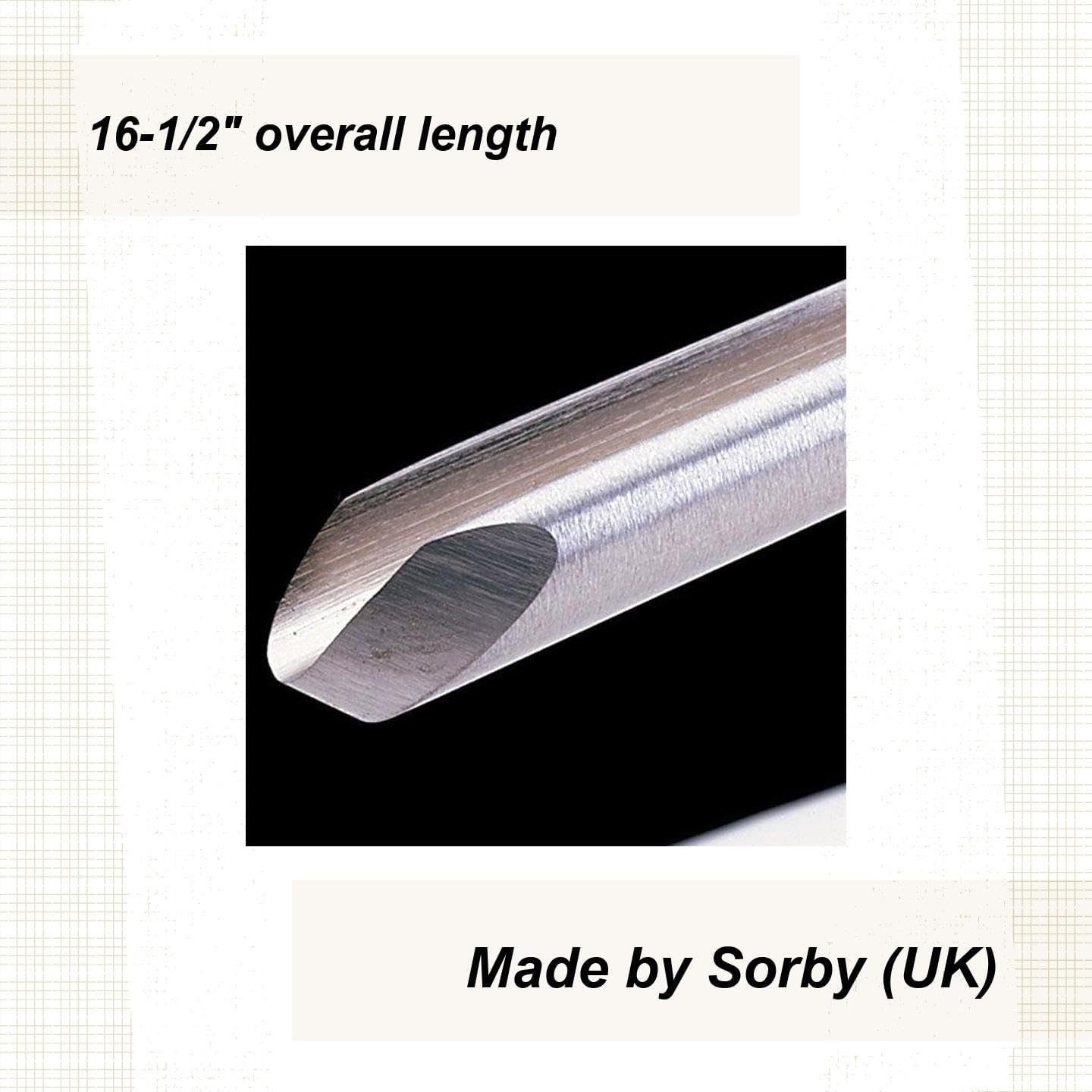 #840FH-1/2 Fingernail Spindle Gouge Lathe Tool 18 1/4" Overall Length 840FH-1/2