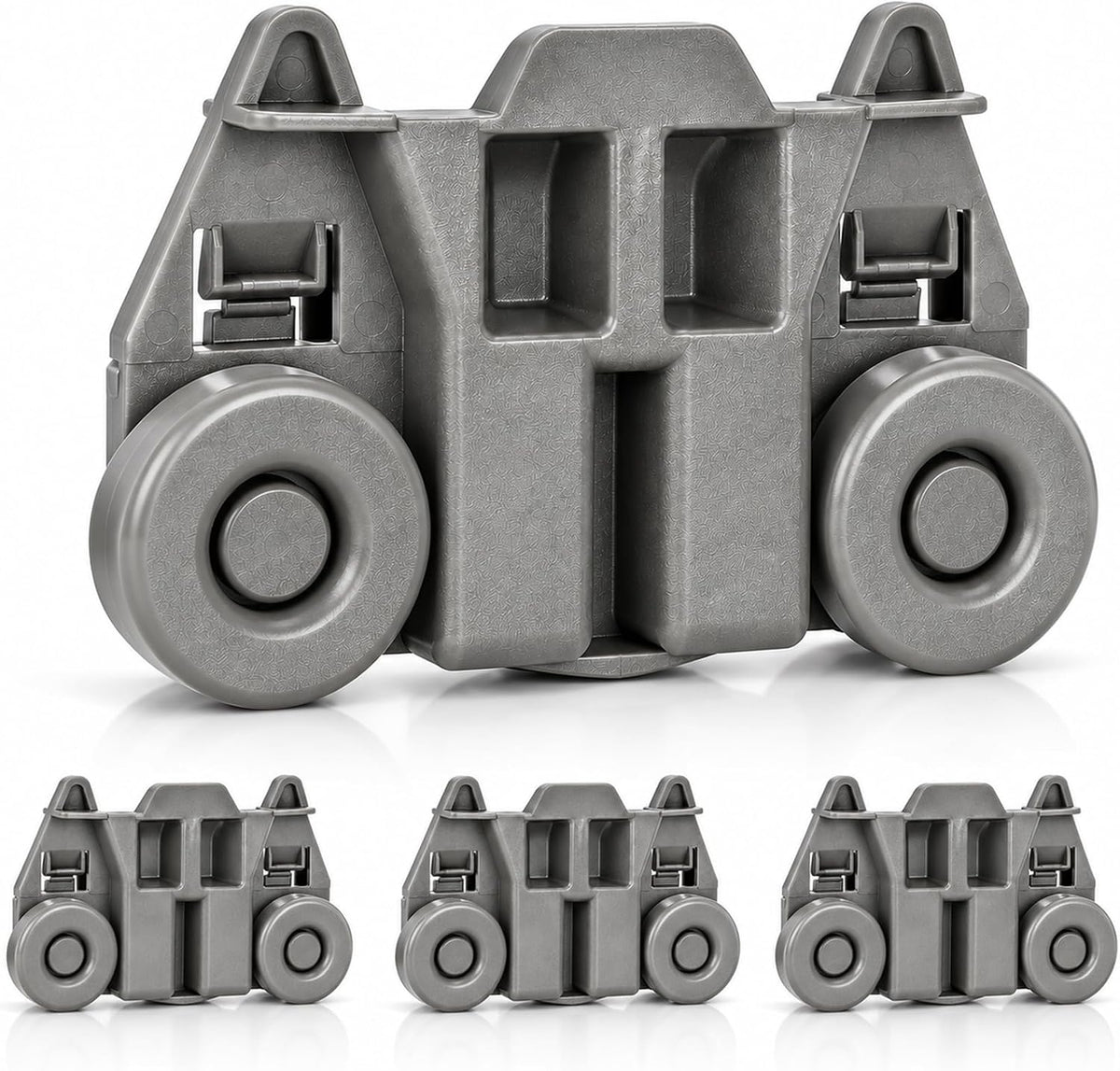 WPW10195417 Dishwasher Dishrack Roller Replacement for Whirlpool, Kenmore, KitchenAid, Maytag - Replaces PS11750057, WPW10195417VP, PS2579553, AH2579553, EA2579553