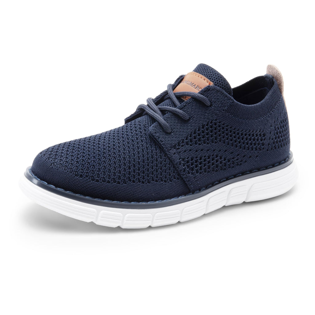 Boy's Mesh Dress Sneakers Oxfords,Navy,6 Big Kid