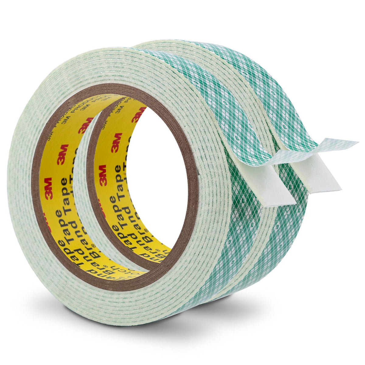 3M Double Sided Foam Tape 1" x 10Ft 2 Pack White