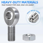 YIFUOK 3/8"-24 Rod End Bearing, RH Thread Heim Joint Kit
