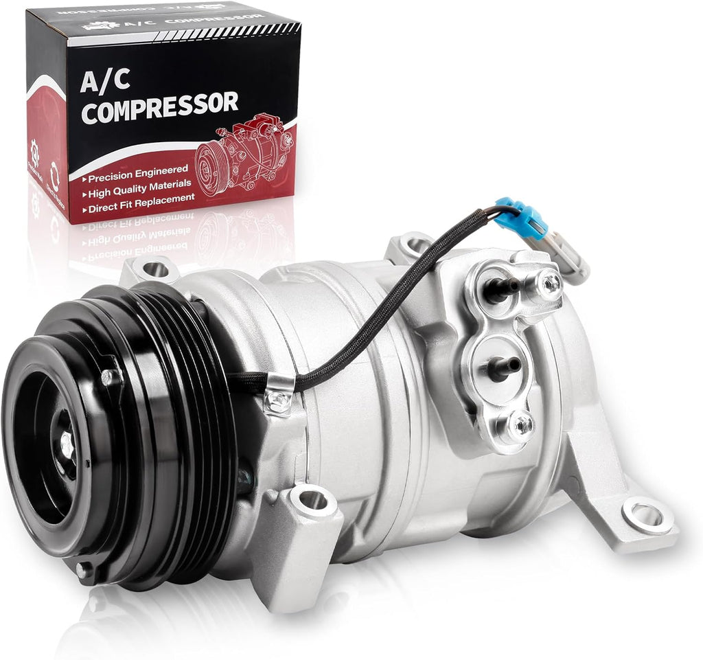 AC Compressor Fits for 2001-2013 Silverado 1500, 2001-2013 Sierra 1500