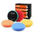 Buffing Polishing Pads, SPTA 5Pcs 5.5 Inch Face for 5 Inch 125mm Backing Plate Mix Cutting Force Buffing Pads Cutting