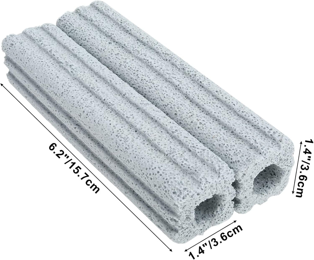 Ceramic Bio Filter Media for Aquarium Sump Canister Pond Fish Tank, Vast Surface Area (6.2" Length / 90pcs)
