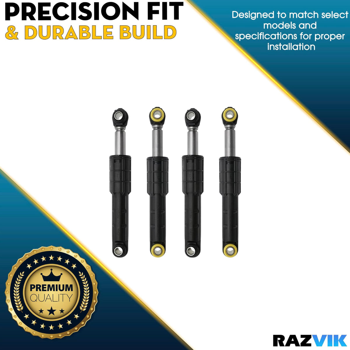 Replaces For Samsung WF42H5000AW/A2-11 Washer Front & Rear Shock Absorbers