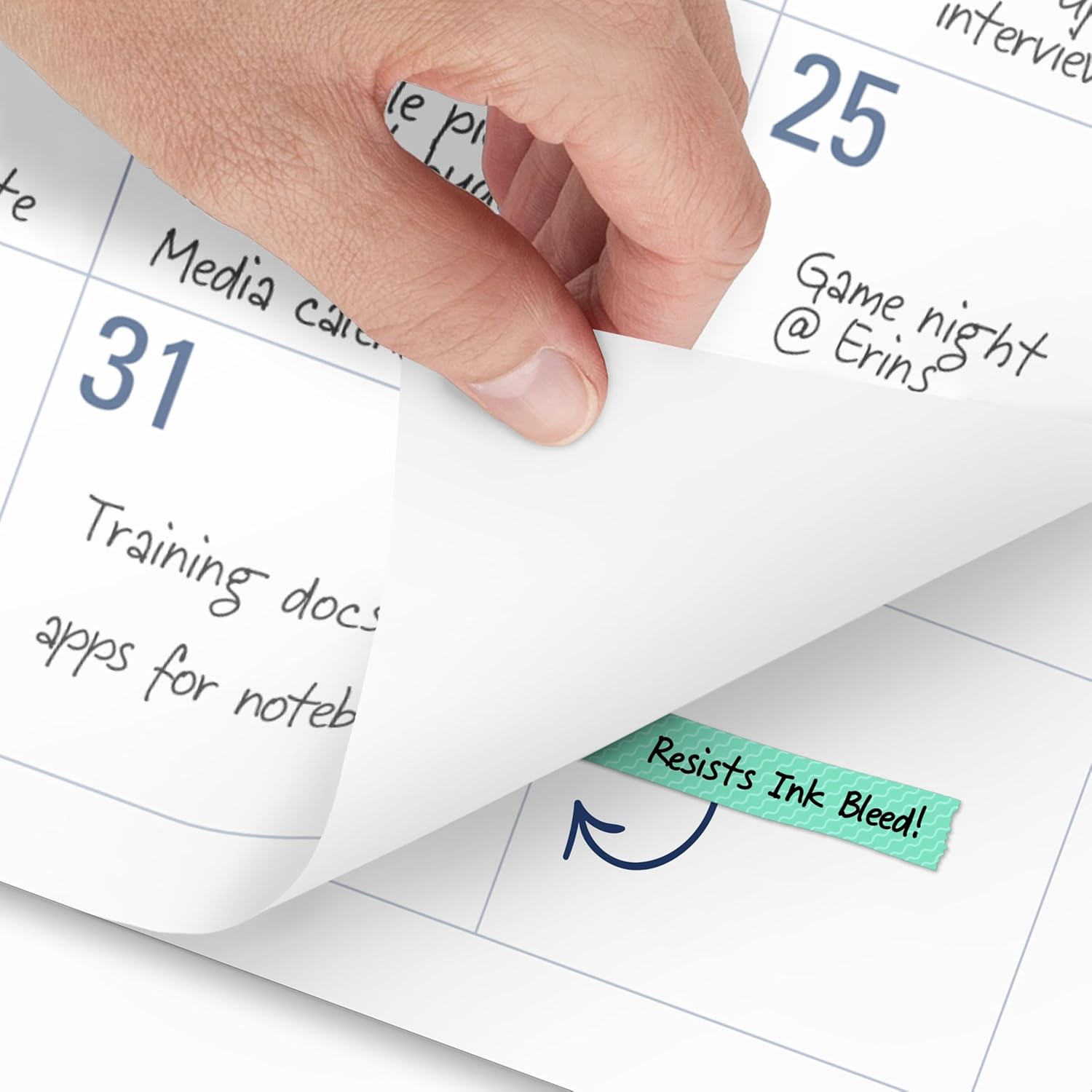 Desk Calendar 2026-2027 Planning Pad, Academic 12-Month July-June, Monthly, 21-3/4" x 17" Standard, Easy-to-Read