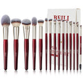 Makeup Brushes 15Pcs Professional Eyeshadow Brush Set Premium Synthetic Makeup Brushes for Liquid, Cream & Powder