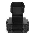 Black Shipping Boxes 6x4x3 Inches, 20 Pack