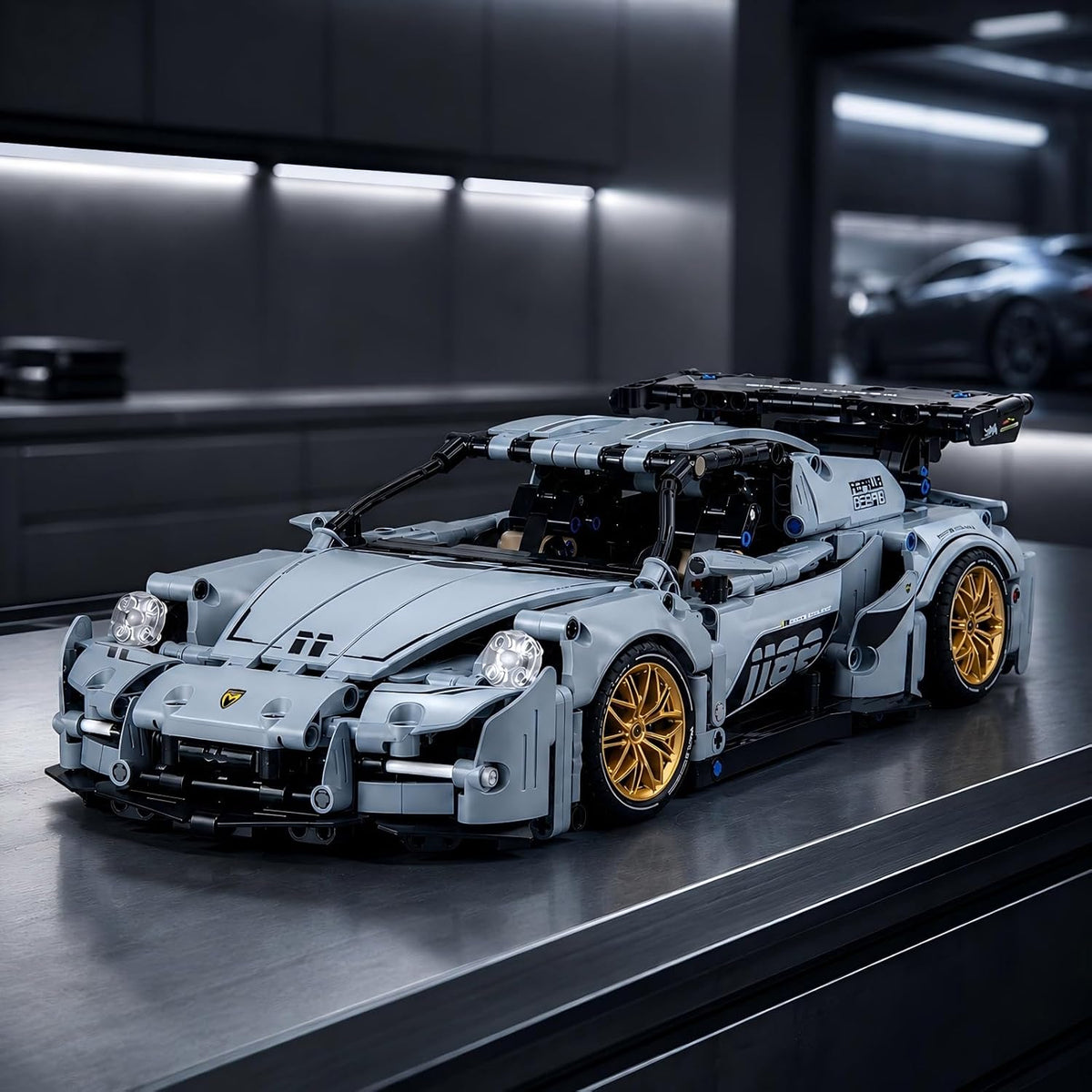 Technic Car Building Blocks Set for Adults, 1465 Pieces 1:14 Super Sports Vehicle Model Building Kits, Racing Car