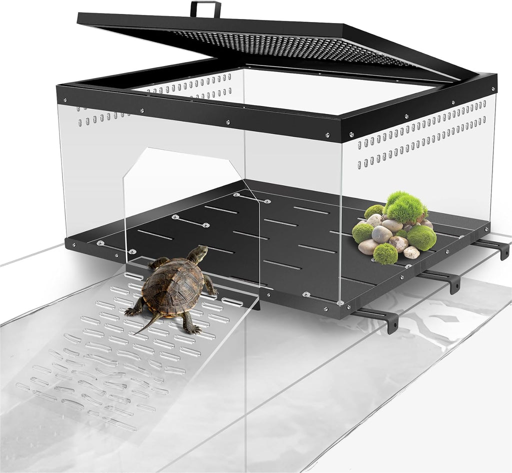Upgraded Large Turtle Basking Platform for Aquatic Turtles, 18-22 Inchs