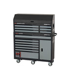52 in. 13-Drawer + 1 Door Tool Chest and Rolling Cabinet Combo