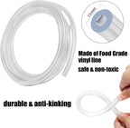Draft Beer Line with Barb Connector, Beer tower Brewing Tubing Hose