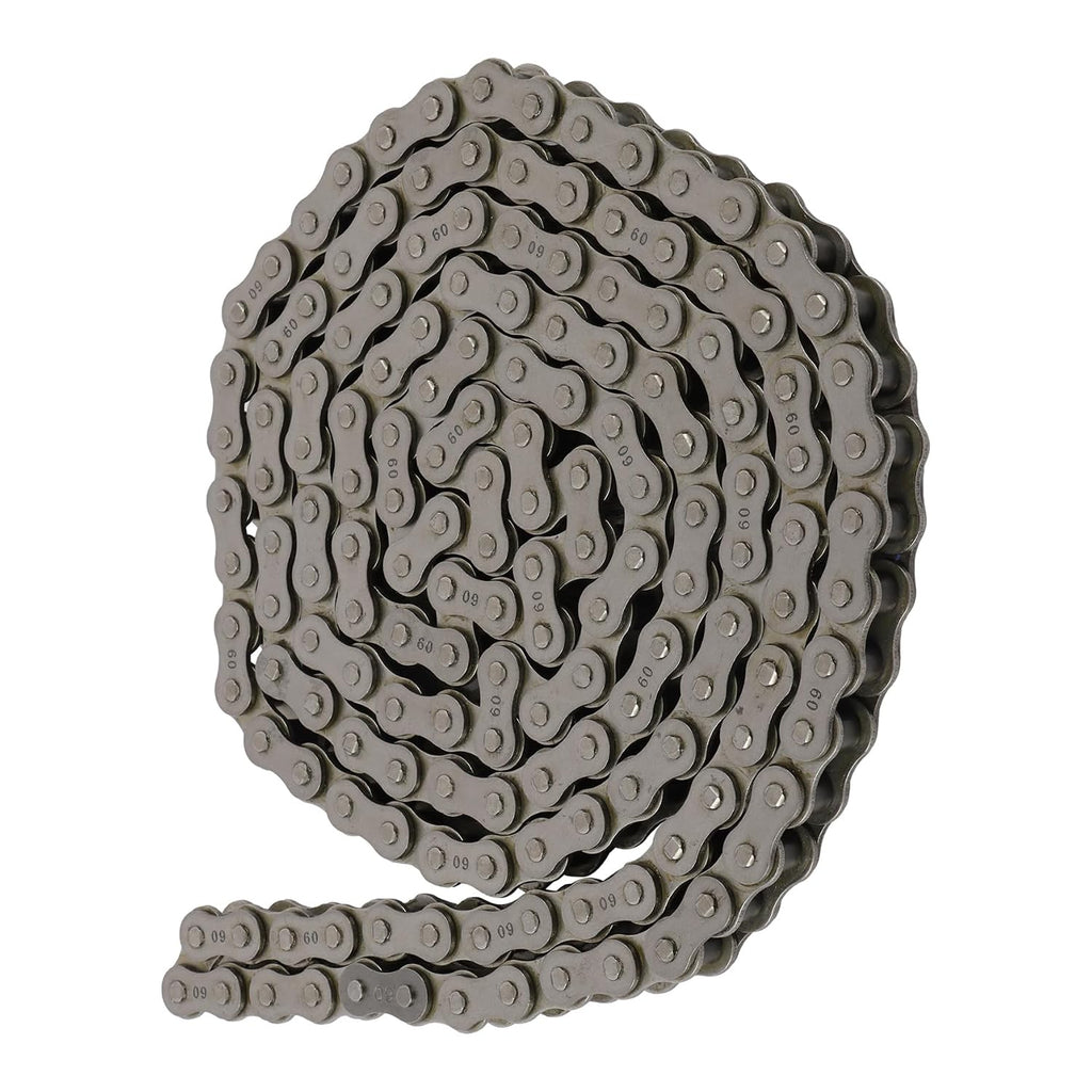 #60 Roller Chain 10 Feet with 2 Connectors Industrial Chain