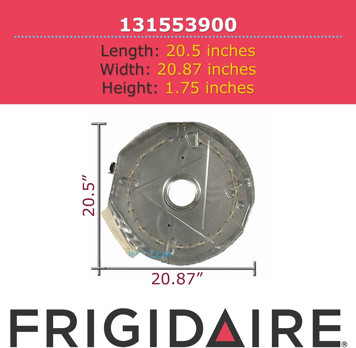 GENUINE Frigidaire 131553900 Heater Assembly for Dryer