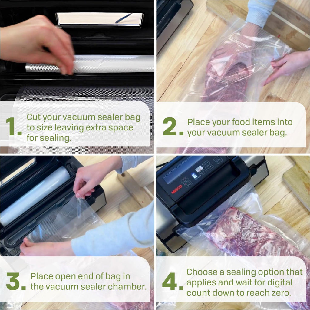 VS-04R Vacuum Sealer Rolls, 11-Inch