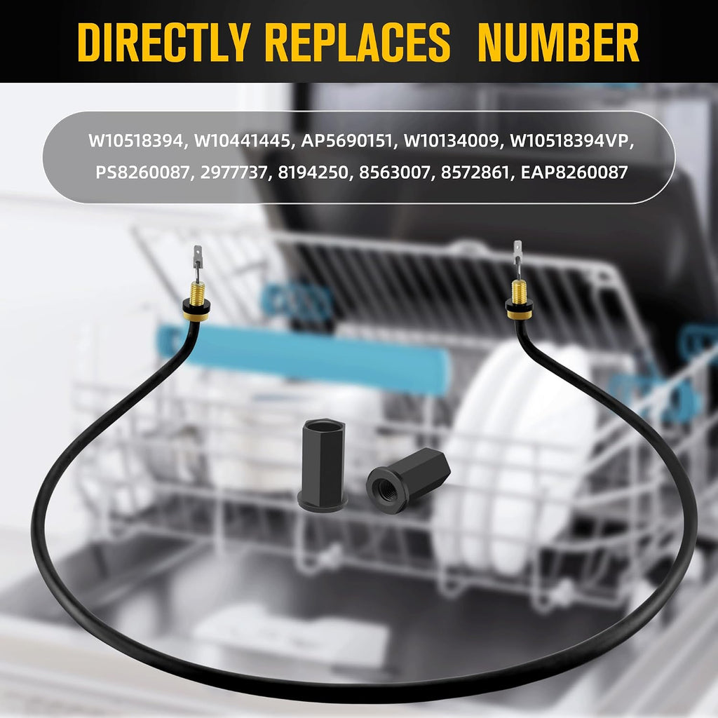 WDP540HAMZ WDT730PAHZ0 WDF520PADM7 Dishwasher Heating Element for Whirlpool