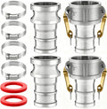 2 Set 3 Inch Camlock Fittings Type C&E