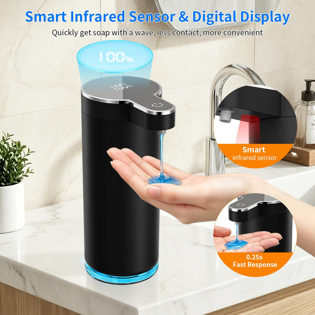 Automatic Liquid Soap Dispenser (Black Liquid Soap)
