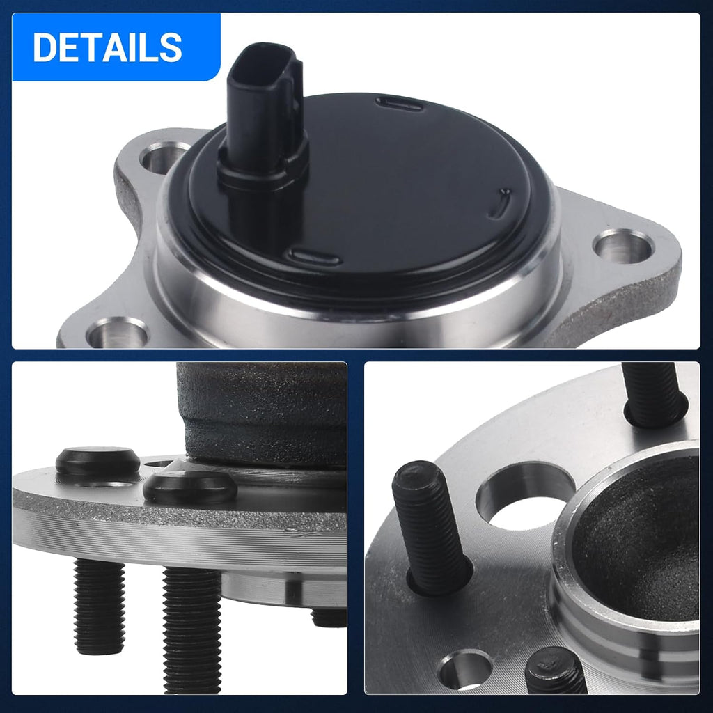 Autoround 512207 Rear Right Wheel Hub Assembly Fit for Toyota Camry 02-11