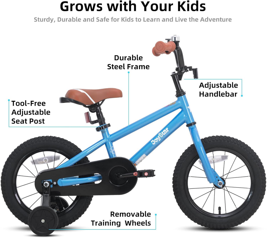 Kids Bike for Ages 2-12 Years Boys Girls BMX Style Bicycle | 12-20 Inch Kids Bike with Training Wheels, Children