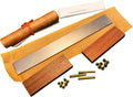 Knife Making Kit DIY Handmade Knife Kit Includes 1095 Knife Steel Blade, Pins, Handle Scales,Annealed High Carbon Steel