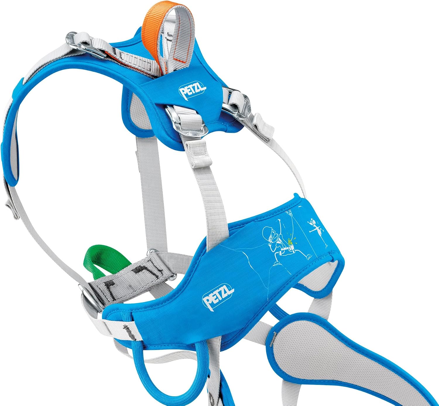 OUISTITI Children's Full Body Climbing Harness - Methyl Blue
