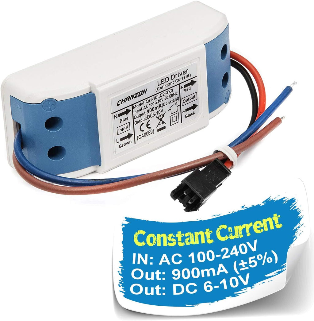 Chanzon LED Driver 900mA (Constant Current Output) 6V-10V Power Supply