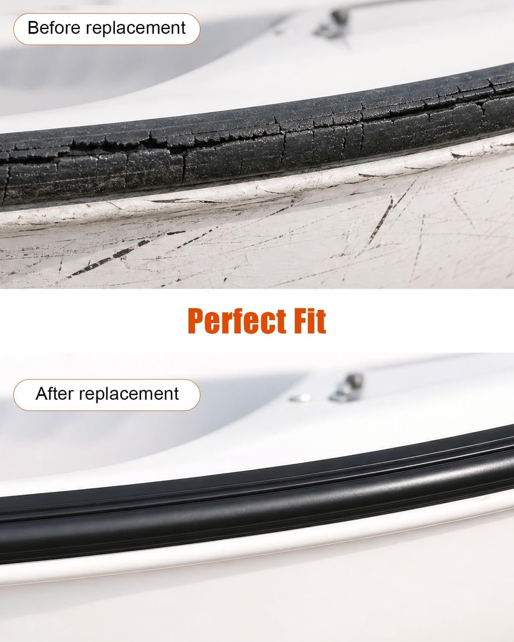 50 FT Boat Rub Rail 1-3/16 in Flexible Rub Rail Vinyl Insert