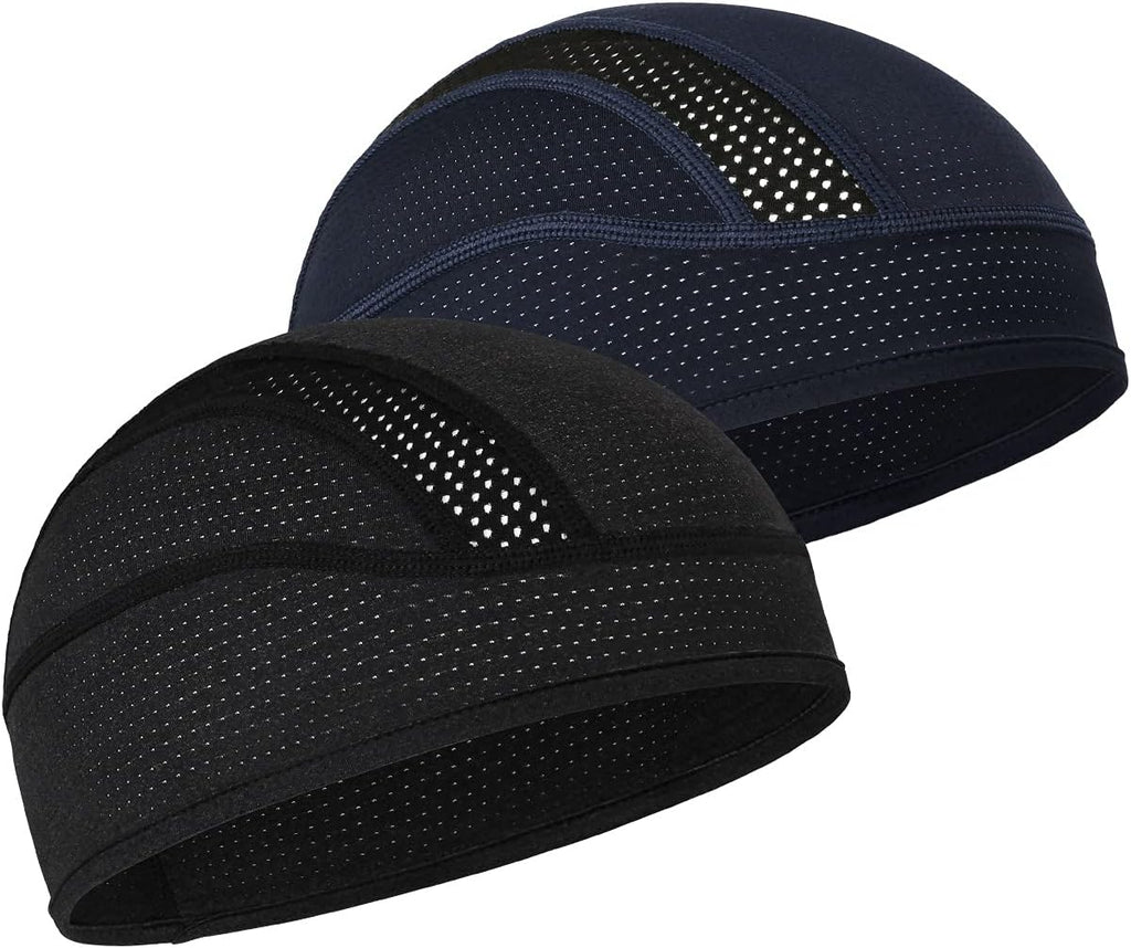 Cooling Skull Cap Breathable Mesh Sweat Control Helmet Liner for Men | Comfortable Nylon Material, Snug Fit, Non-Slip