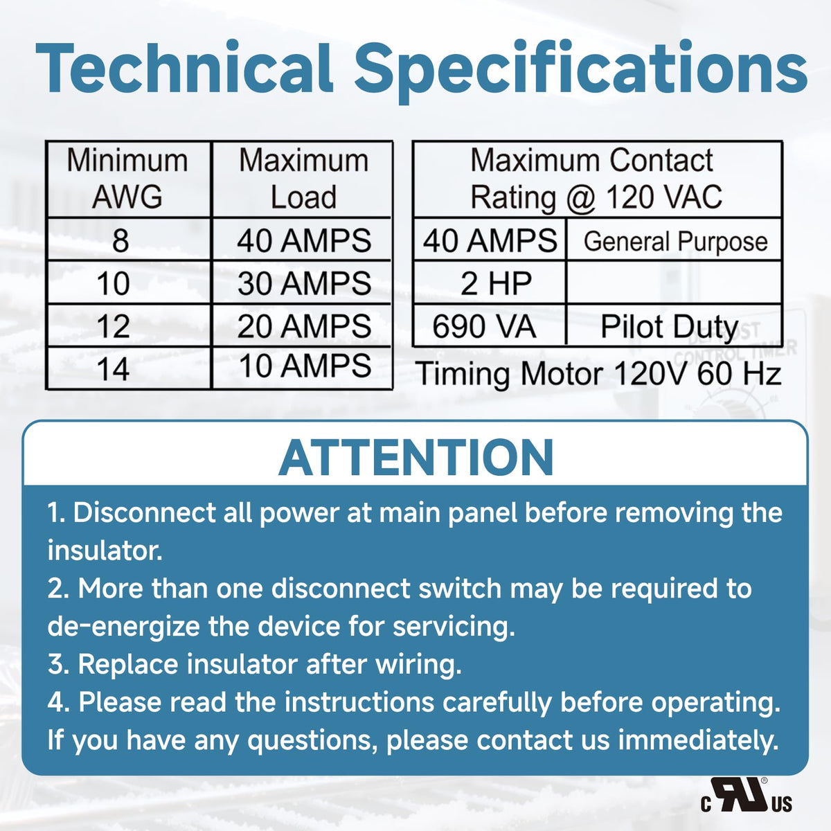 S814500 Refrigeration Defrost Timer for Commercial Refrigeration Equipment
