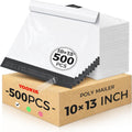 Bulk Pack 500 Pcs White Poly Mailers 10x13 Inch