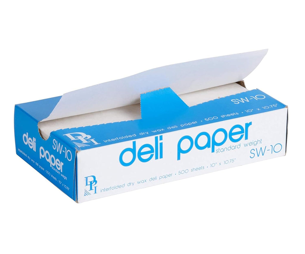10" x 10 3/4" Interfolded Deli Wrap Wax Paper
