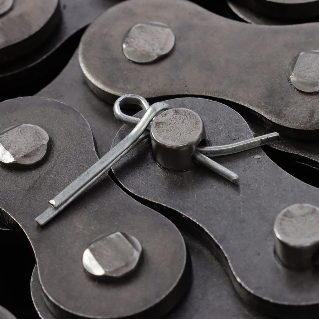 kimllier 100 Roller Chain 10 Feet, Carbon Steel, with 2 Connecting Links