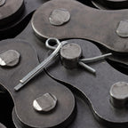 kimllier 100 Roller Chain 10 Feet, Carbon Steel, with 2 Connecting Links