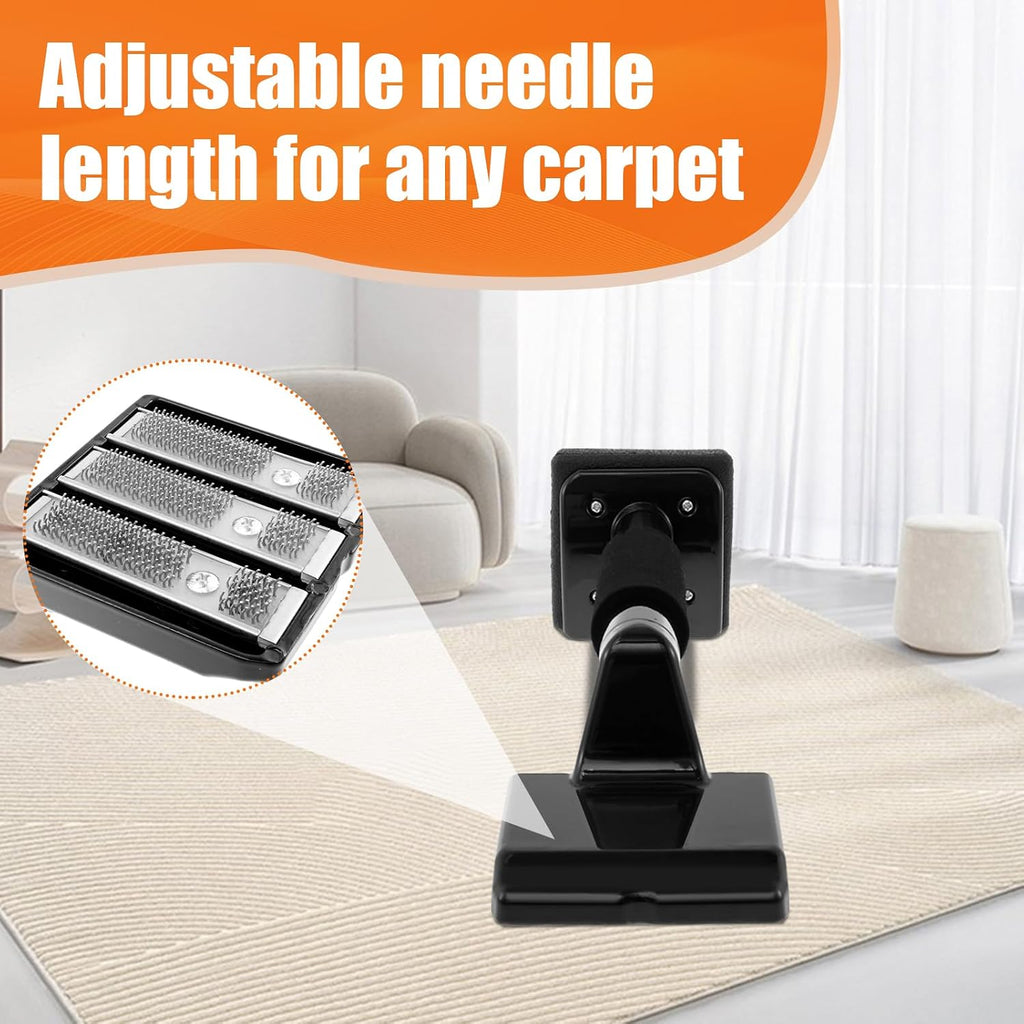 Economy Carpet Knee Kicker, Adjustable Carpet Stretcher Knee Kicker with Non Slip Handle, Wide Steel Head for Maximum