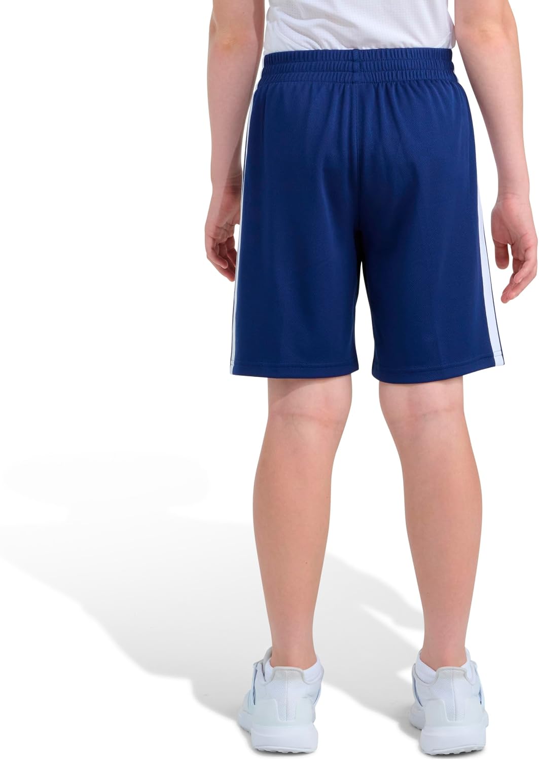 adidas Boys' 3-Stripe Mesh Athletic Shorts