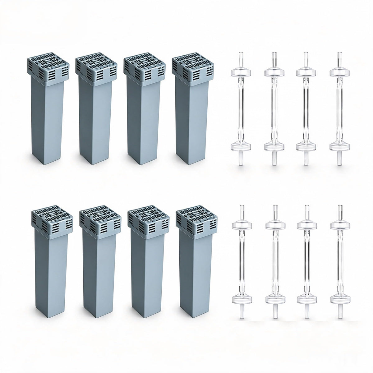 8PCS Replacement Filter Cartridge & Check Valve Maintenance Kit for Air Equipment