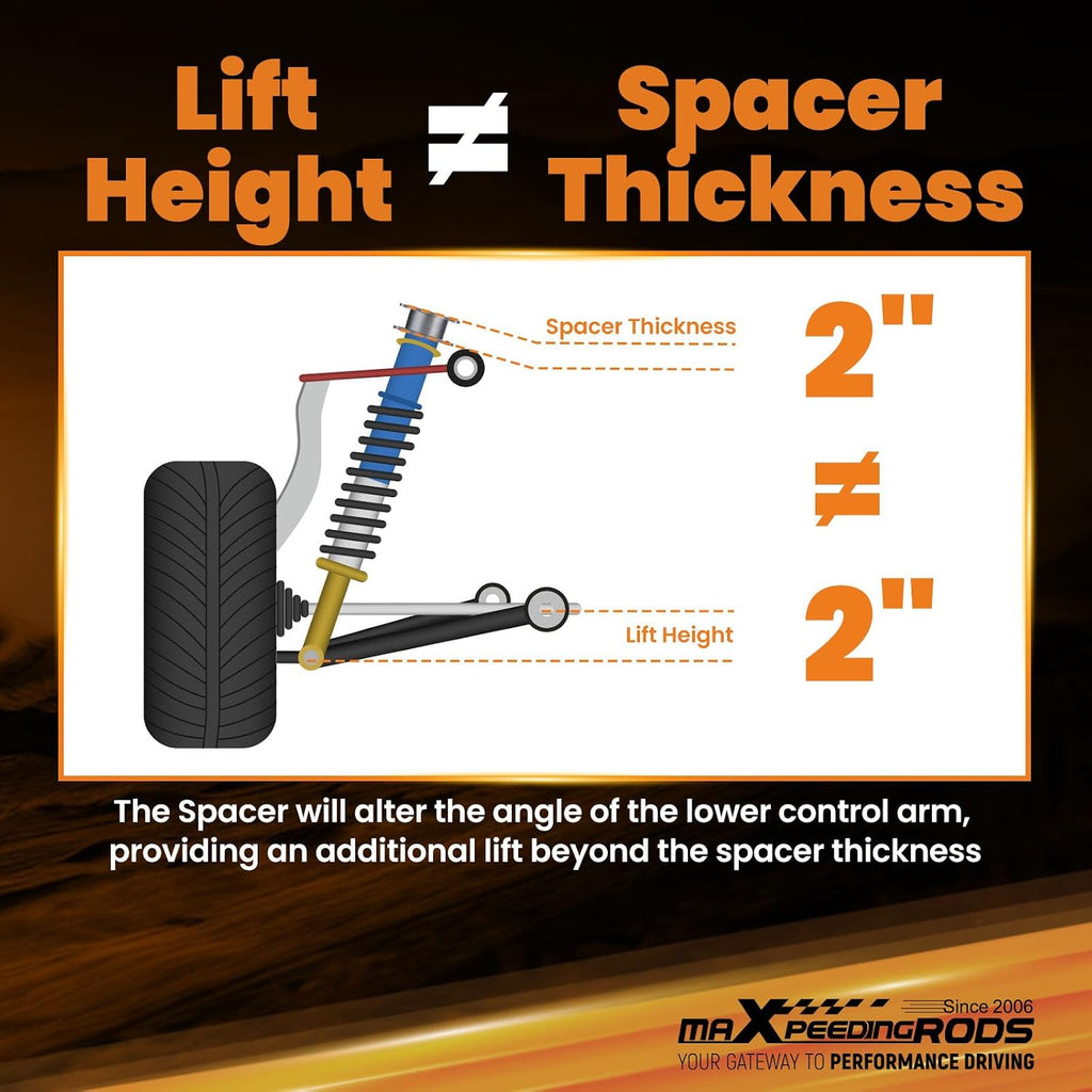maXpeedingrods 2” Front & Rear Lift Kit for Honda CRV 2007-2016