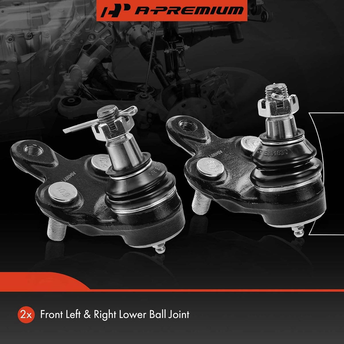 A-Premium 2-Pack Front Lower Ball Joint, Compatible with Toyota, Lexus